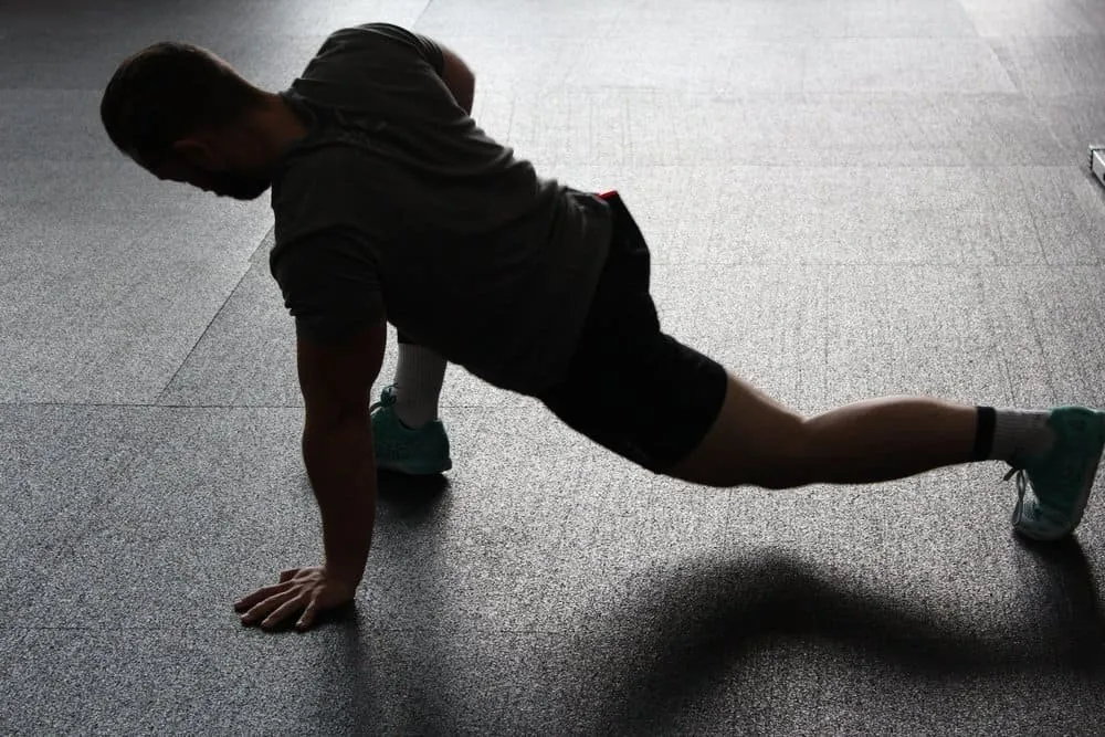 Warm-up at a Krav Maga class