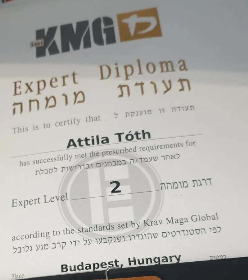 KMG Expert 2 diploma, Tóth Attila